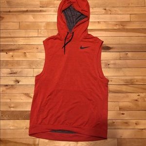 Nike sleeveless hoodie